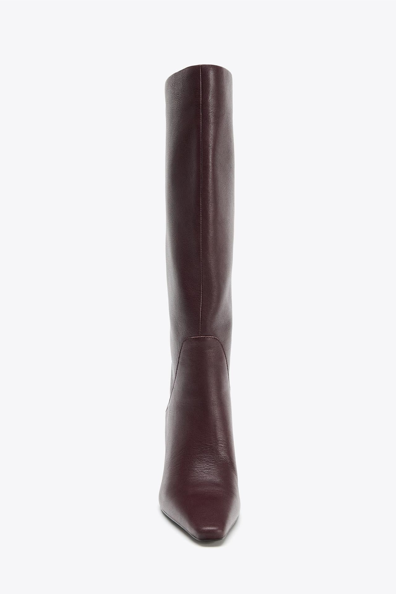 Leather Heeled Boots
