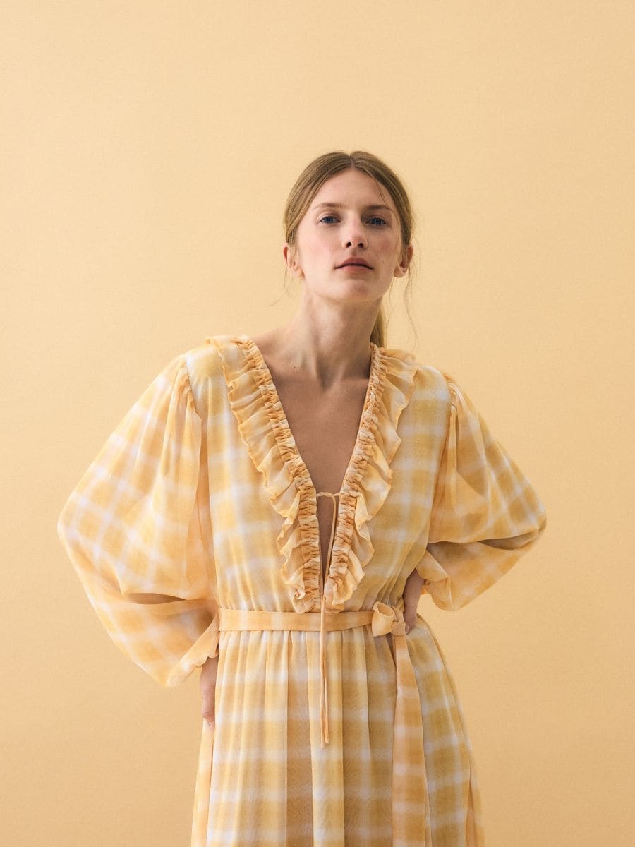 Check dress