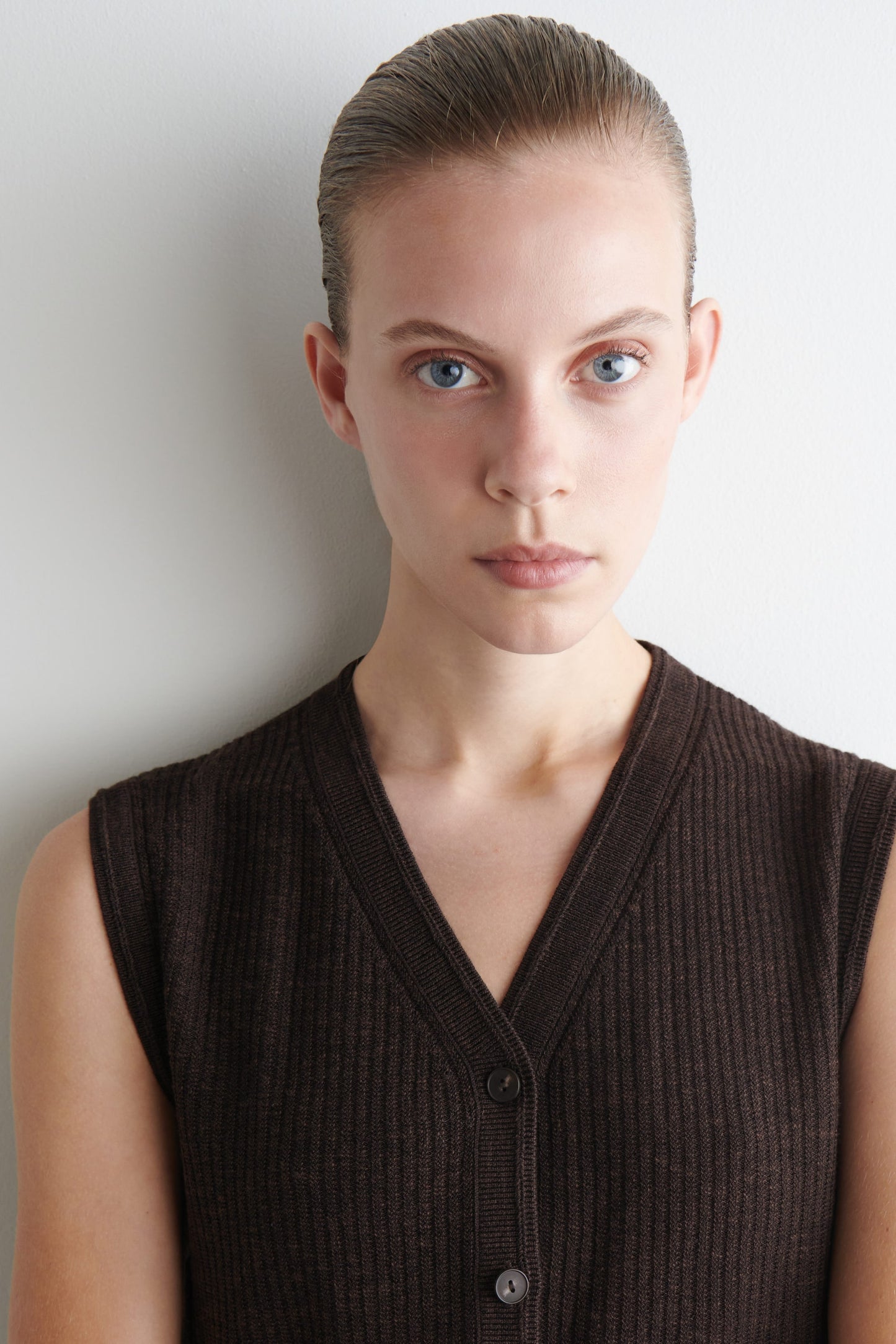 Ribbed Merino Wool-Blend Vest