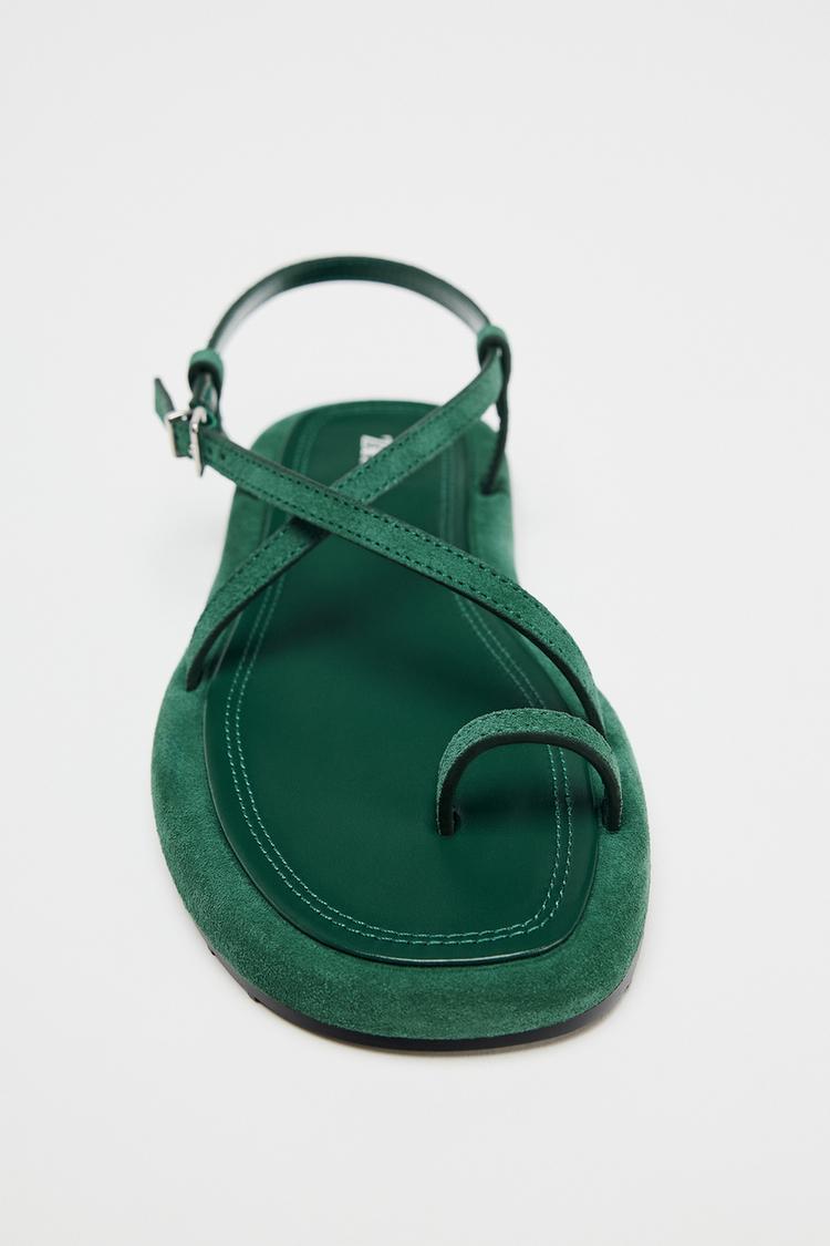Leather Strappy Sandals