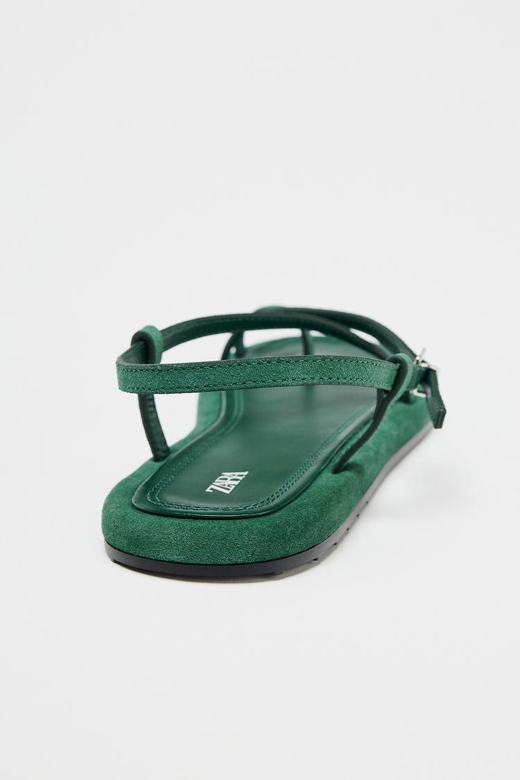 Leather Strappy Sandals