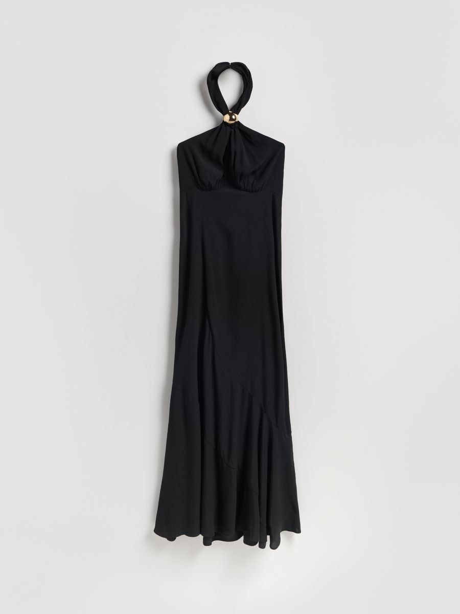 Dress with halter neck