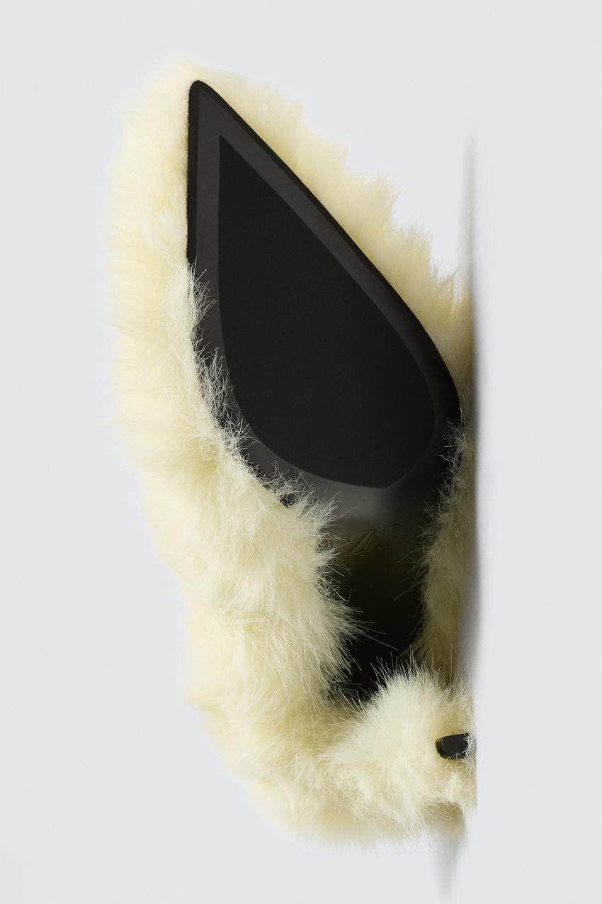 Faux Fur Shoes Harry Lambert for Zara x Disney