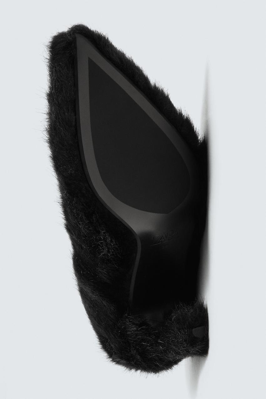Faux Fur Shoes Harry Lambert for Zara x Disney