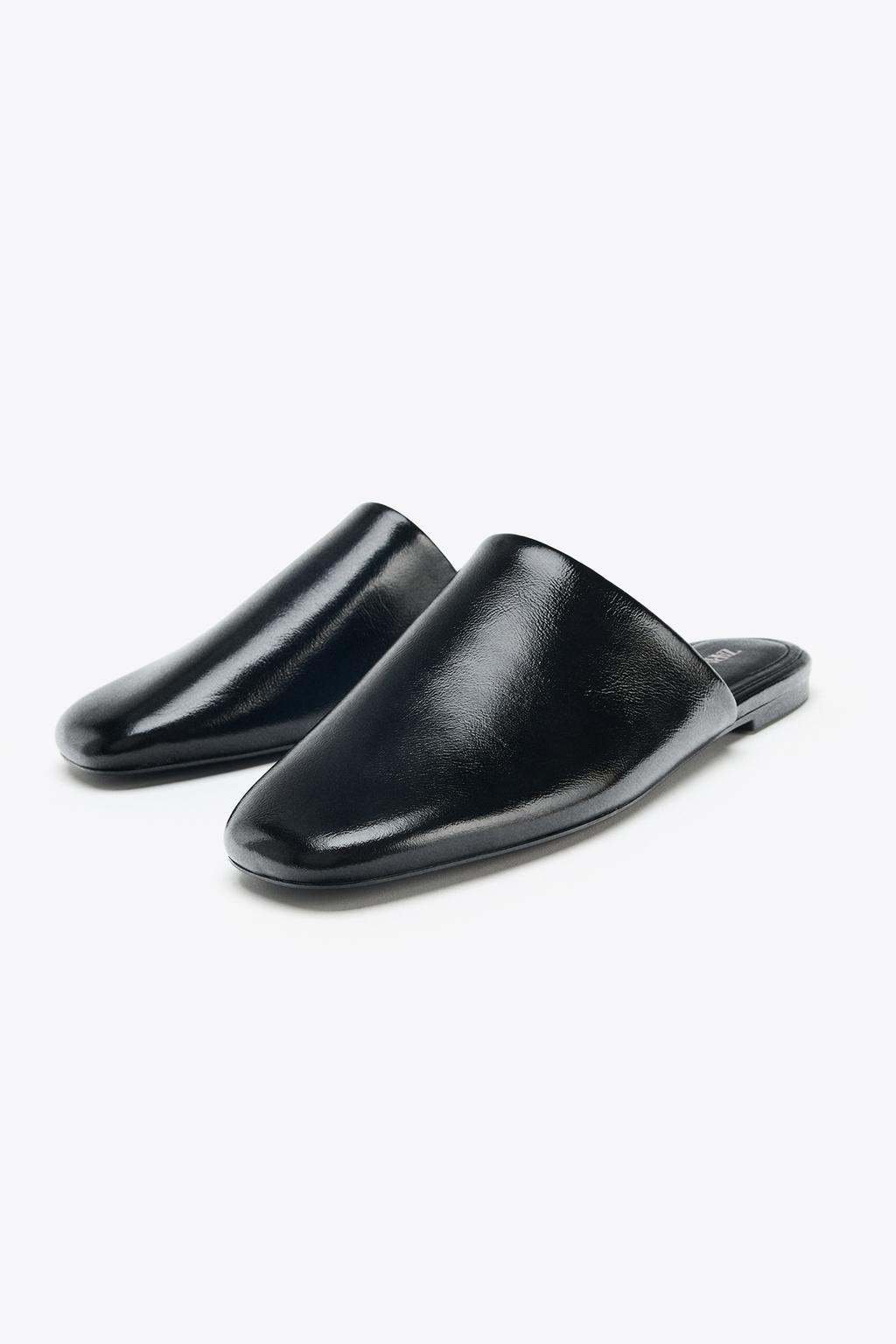 Leather Slingback Shoes