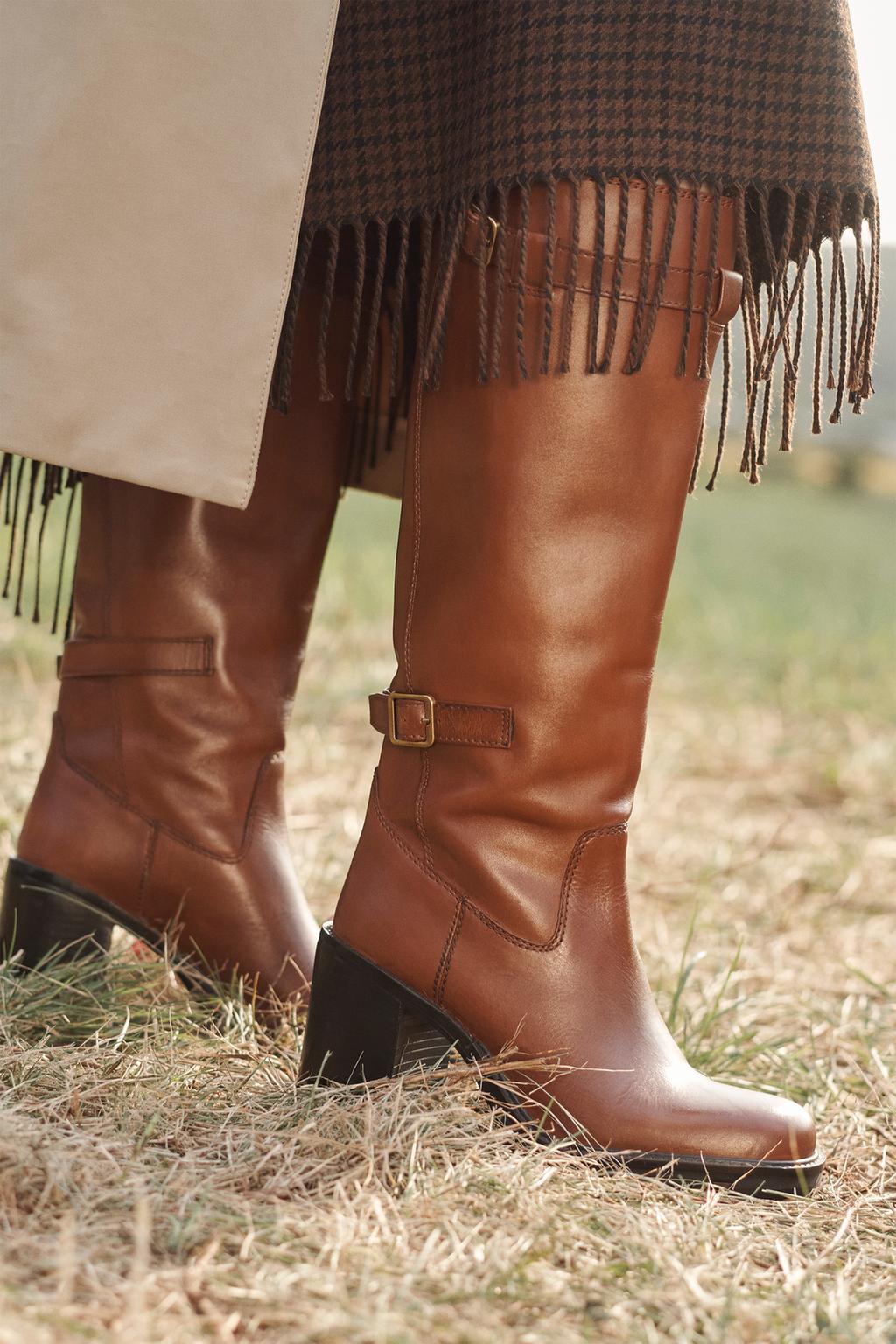 Leather Buckle Boots Limited Edition