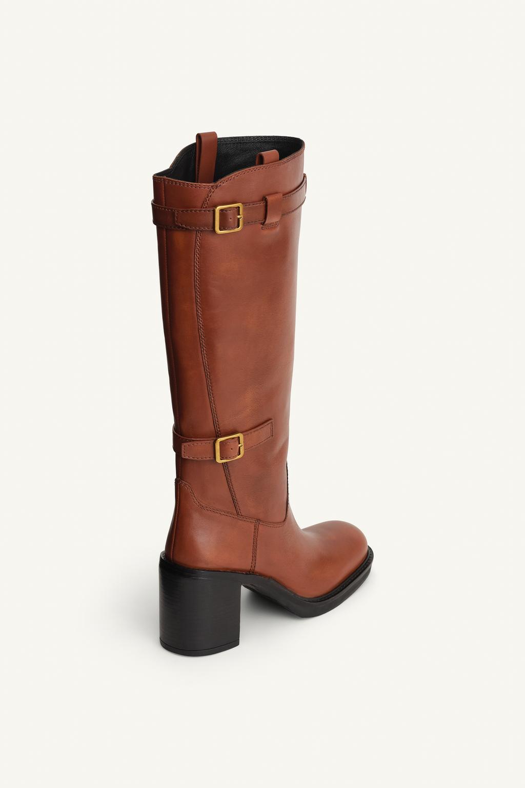 Leather Buckle Boots Limited Edition