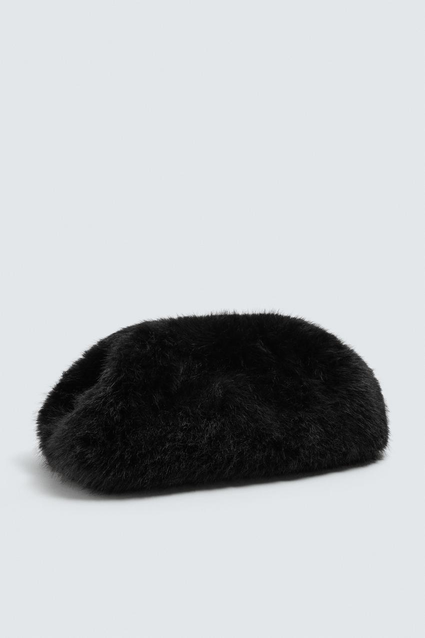 Faux Fur Clutch Bag Harry Lambert for Zara x Disney