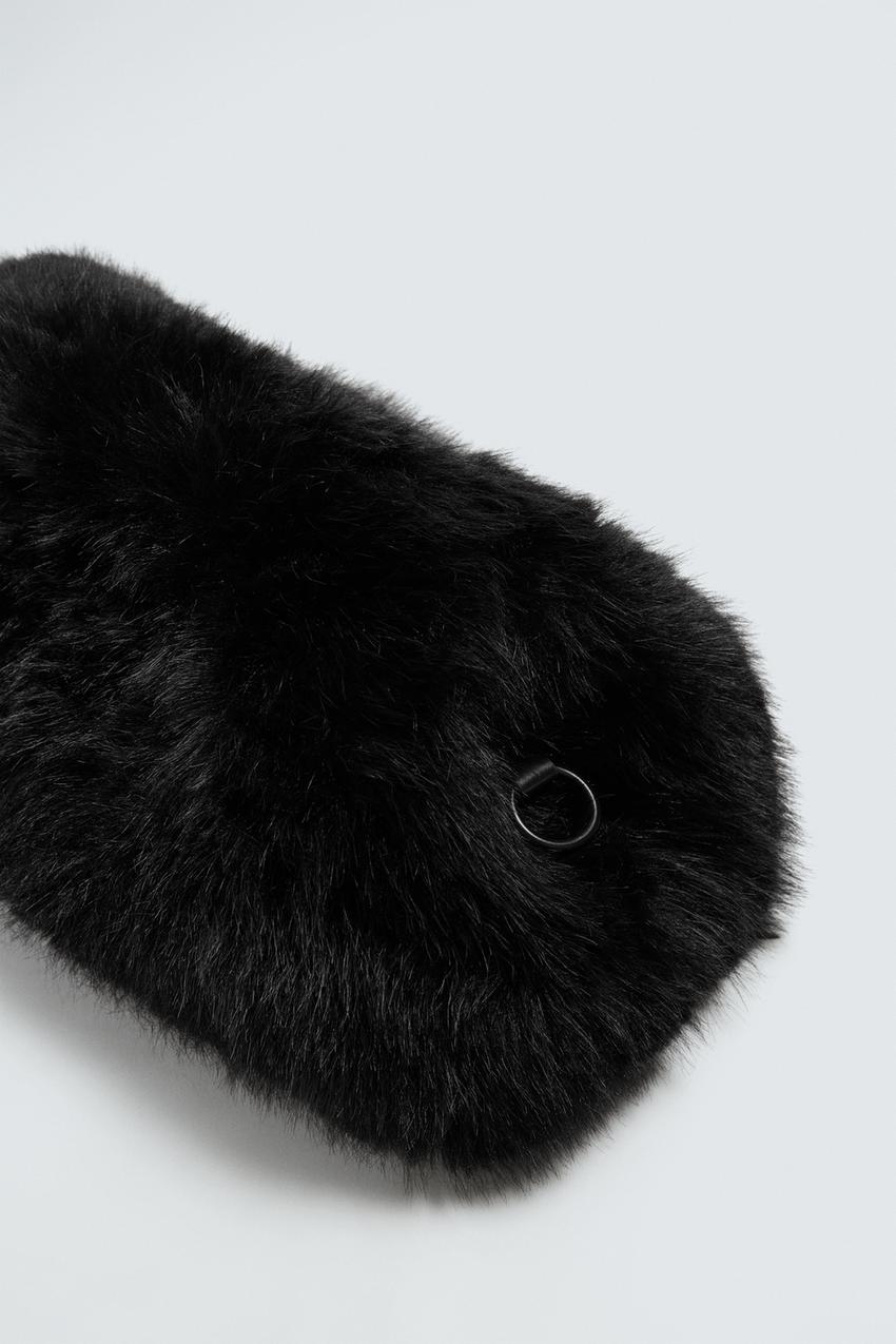 Faux Fur Clutch Bag Harry Lambert for Zara x Disney