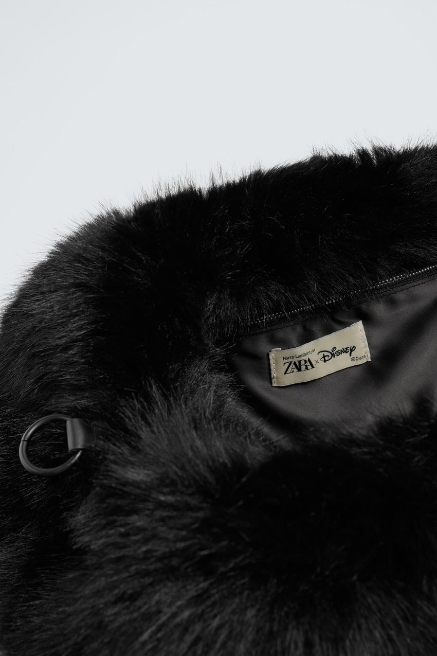 Faux Fur Clutch Bag Harry Lambert for Zara x Disney