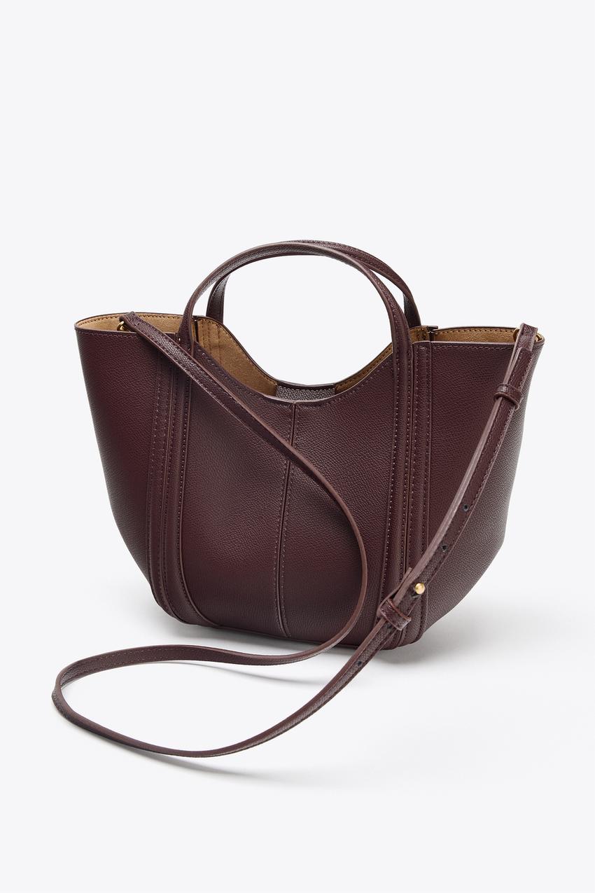 Mini City Bag with Topstitching