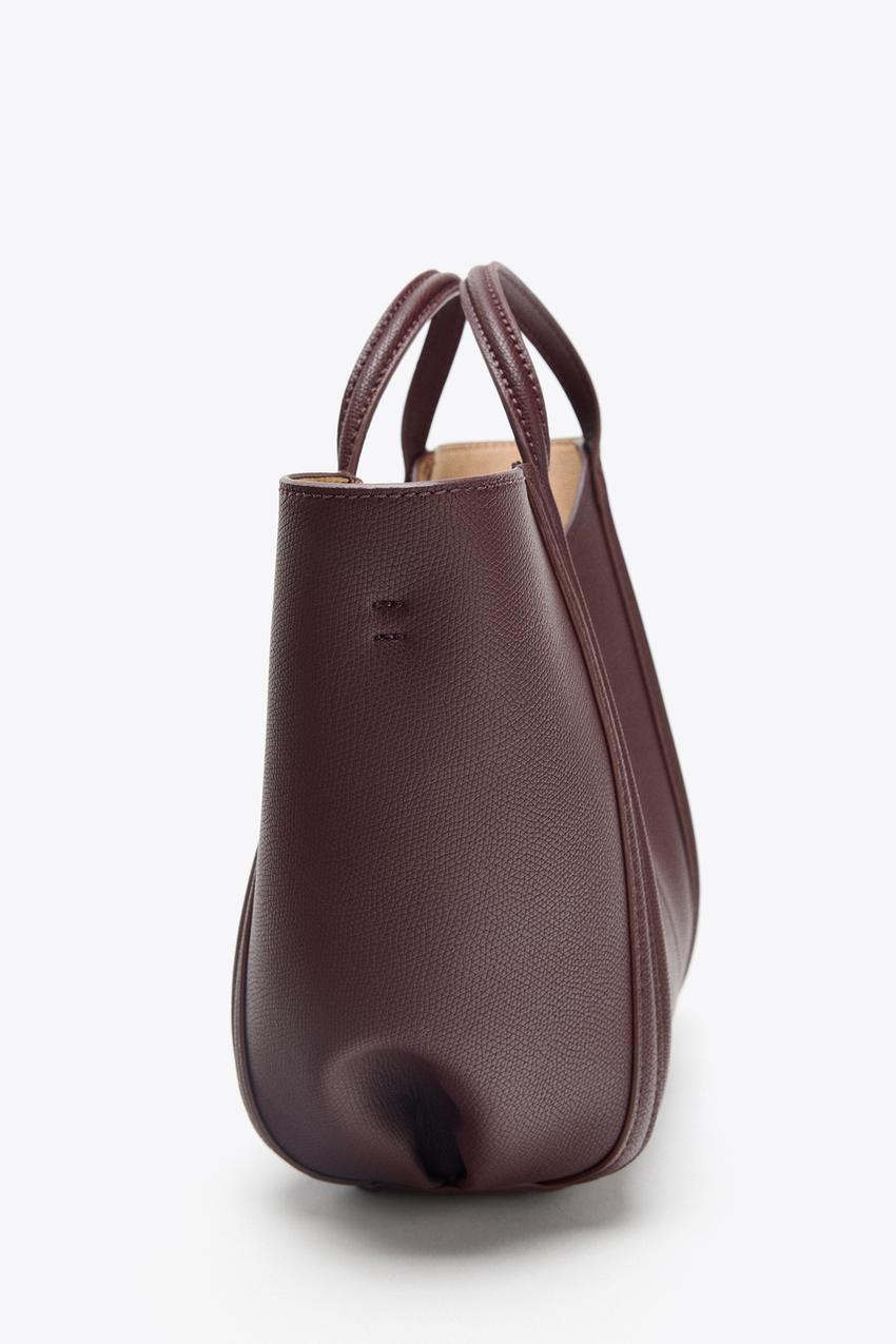 Mini City Bag with Topstitching