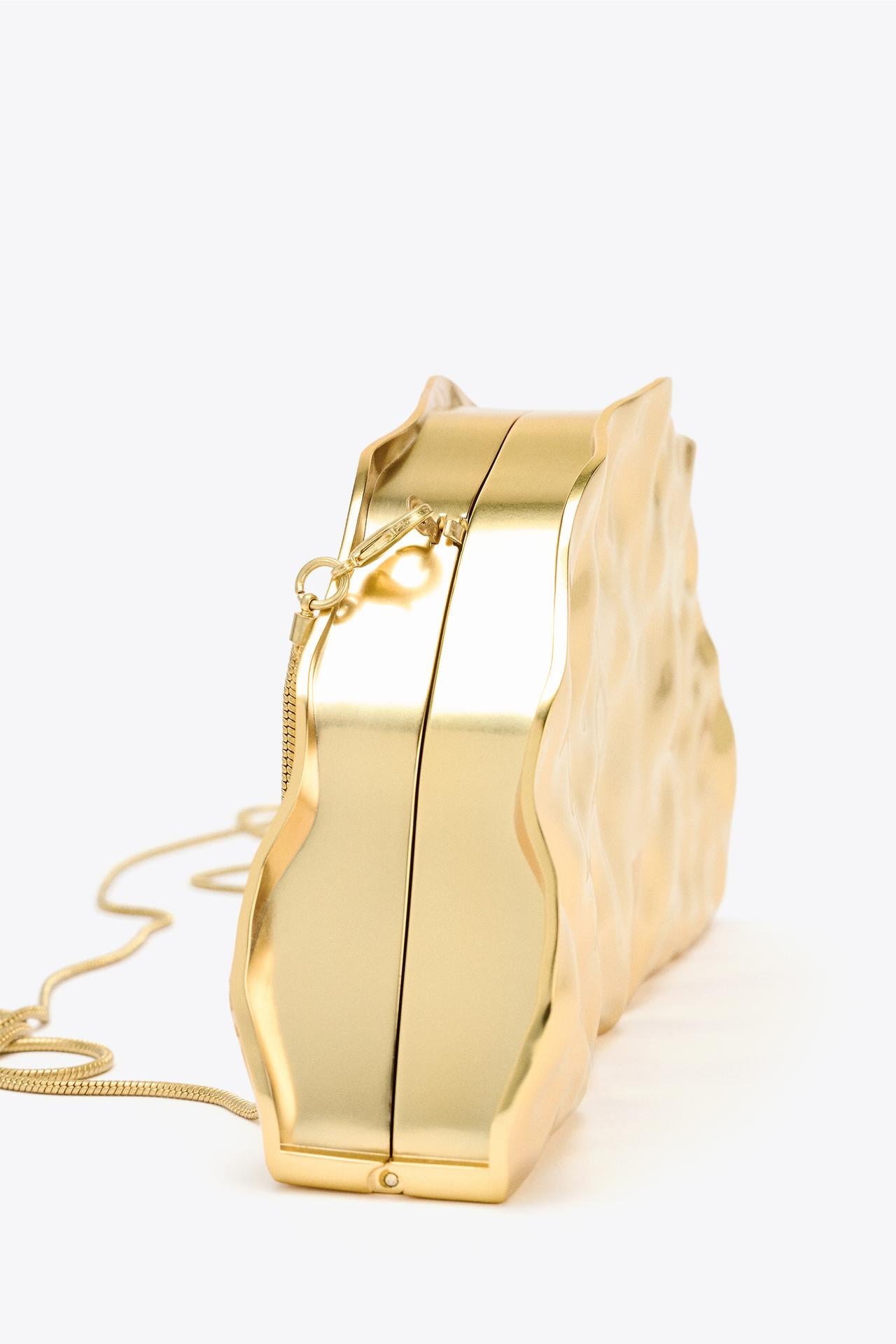 Metallic Rigid Minaudière