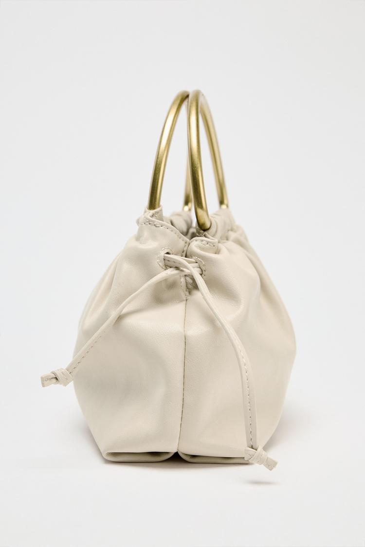 Metal Handle Mini Bowling Bag