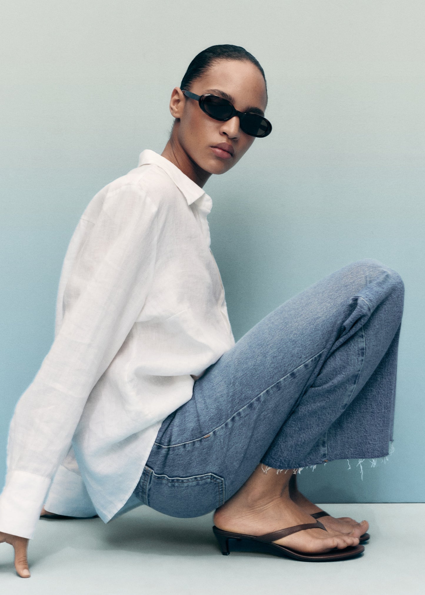 Catherin culotte high-rise jeans