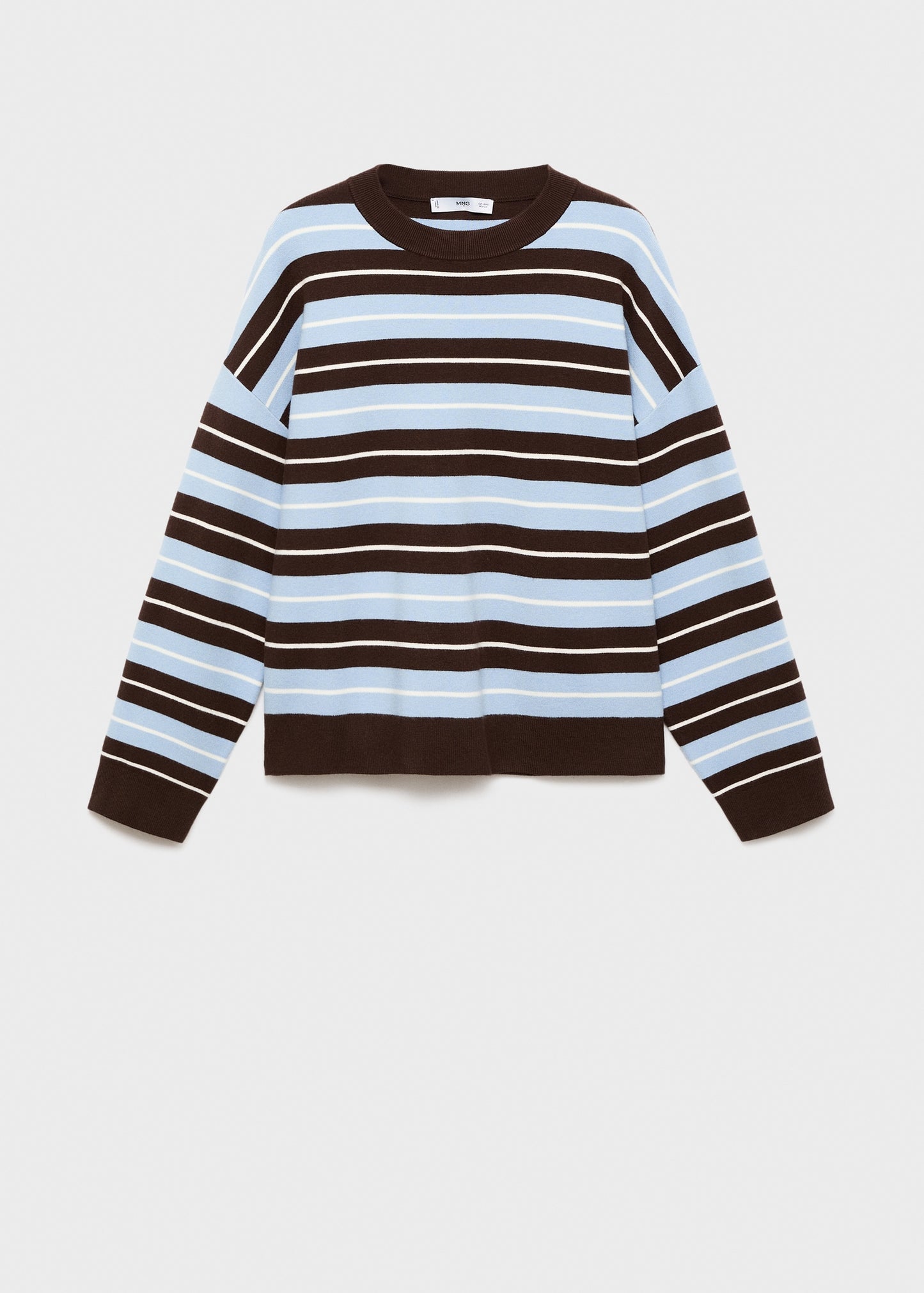 Oversized striped sweater