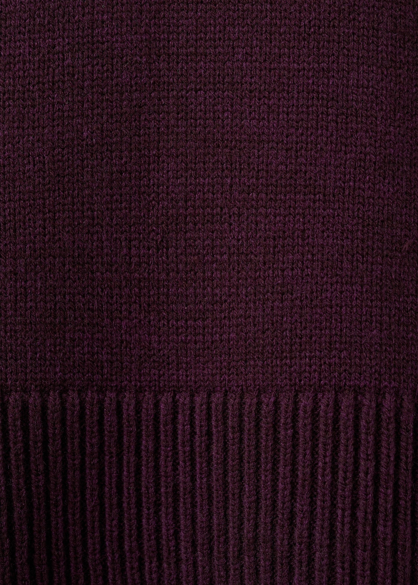 Turtleneck sweater with slits