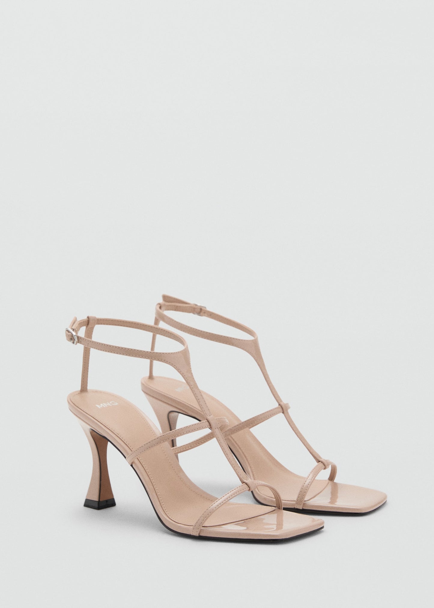 Heel strips sandals