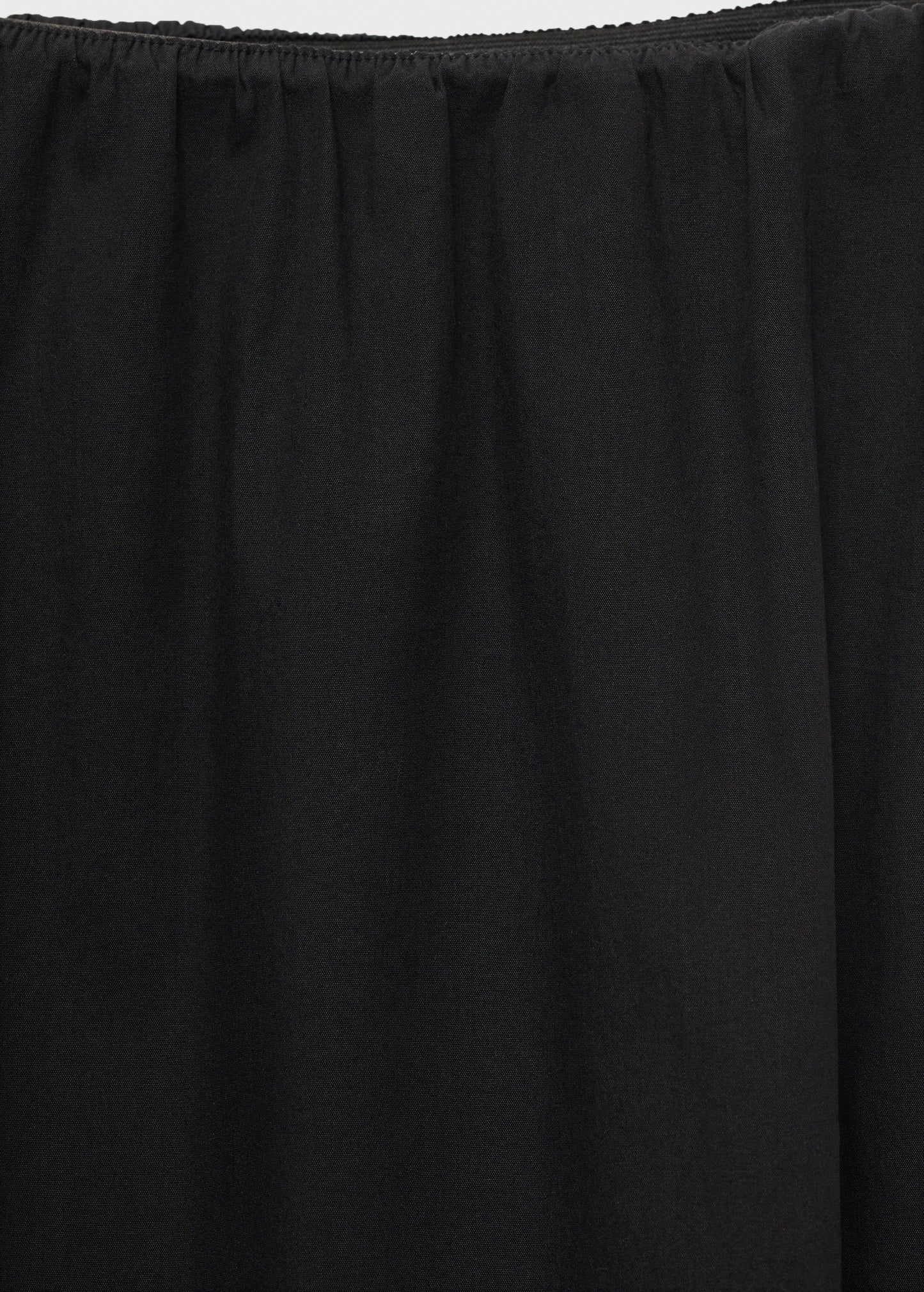 Flared cotton skirt