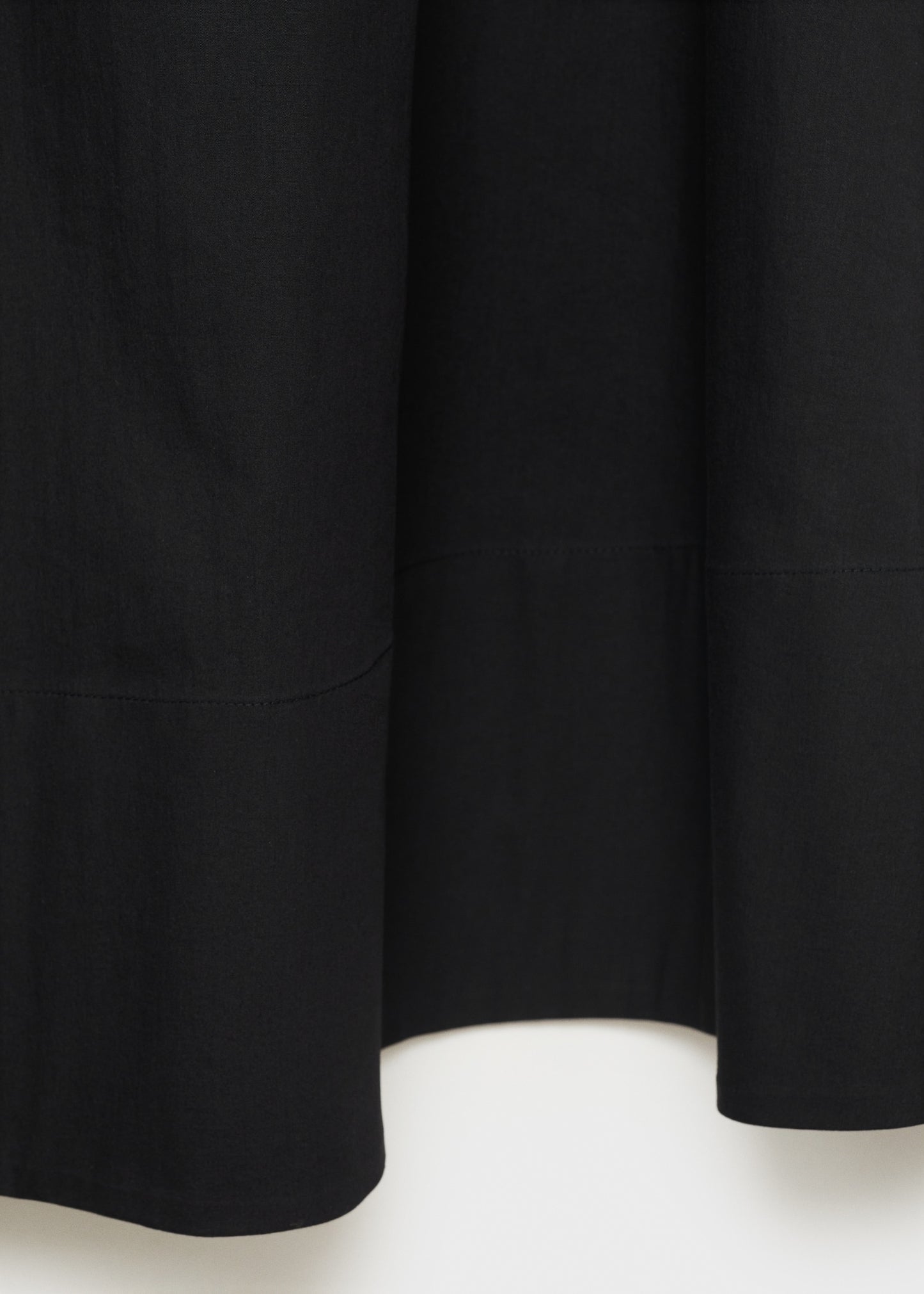 Flared cotton skirt