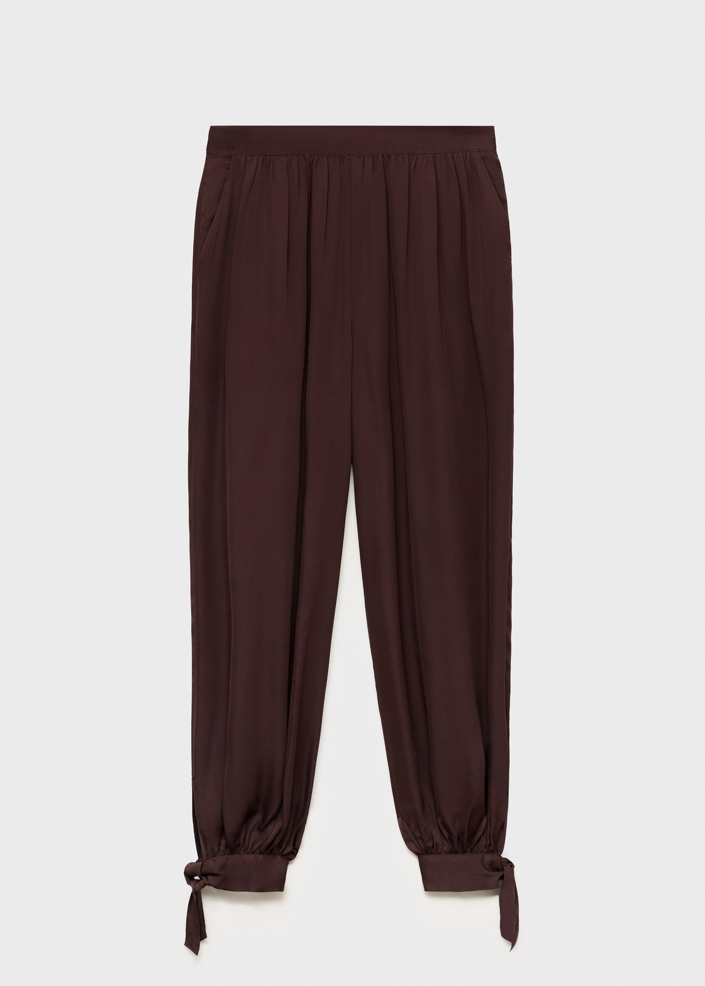 Balloon-style trousers with bows