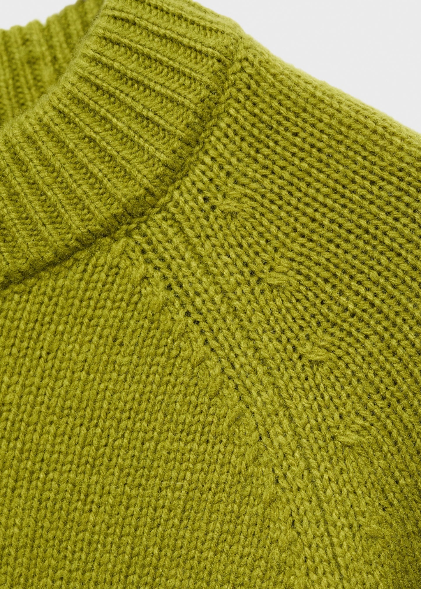 Chunky-knit wool sweater