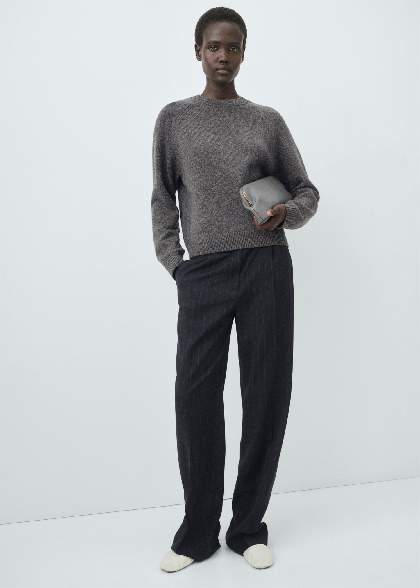Chunky-knit wool sweater