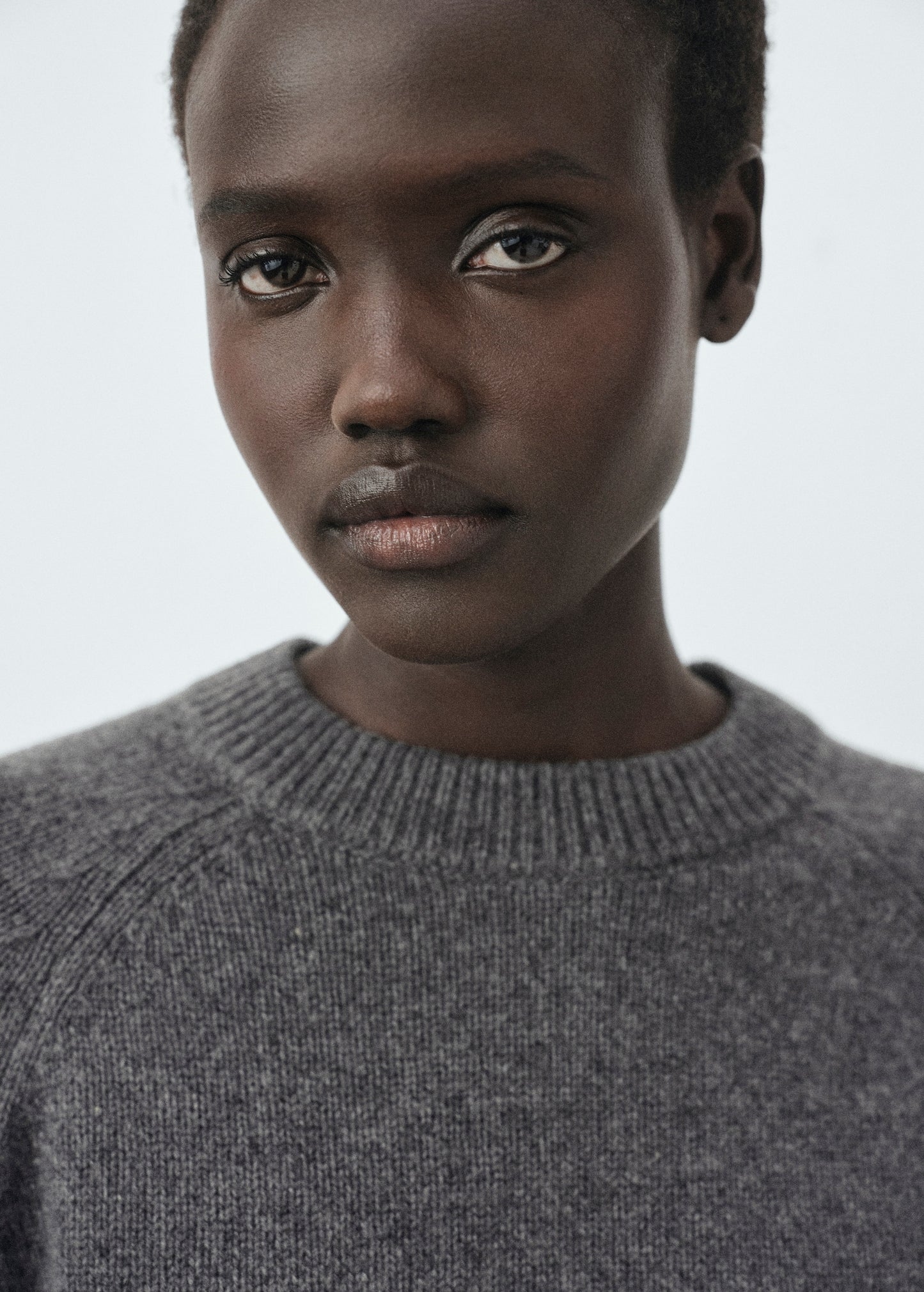 Chunky-knit wool sweater