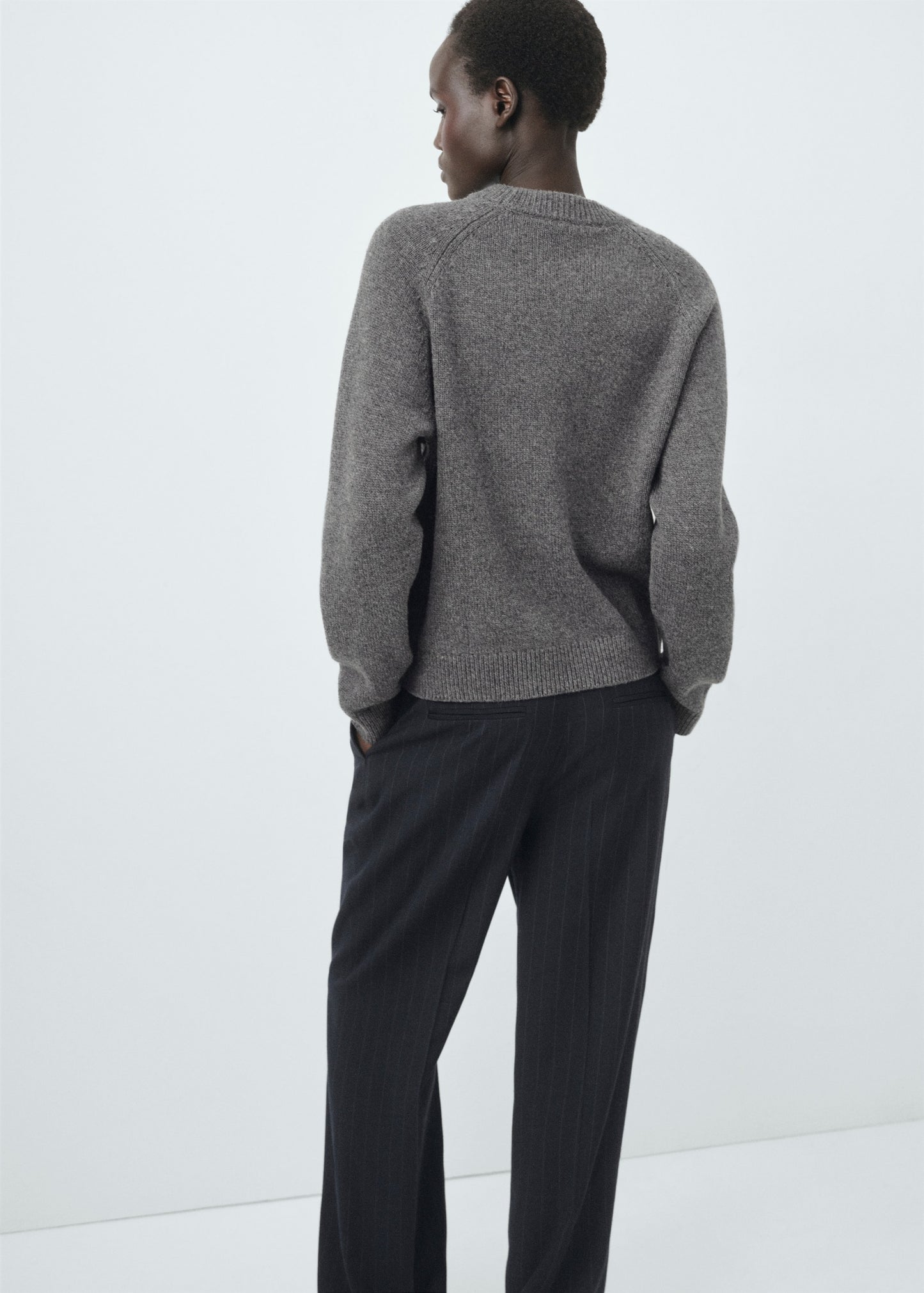 Chunky-knit wool sweater