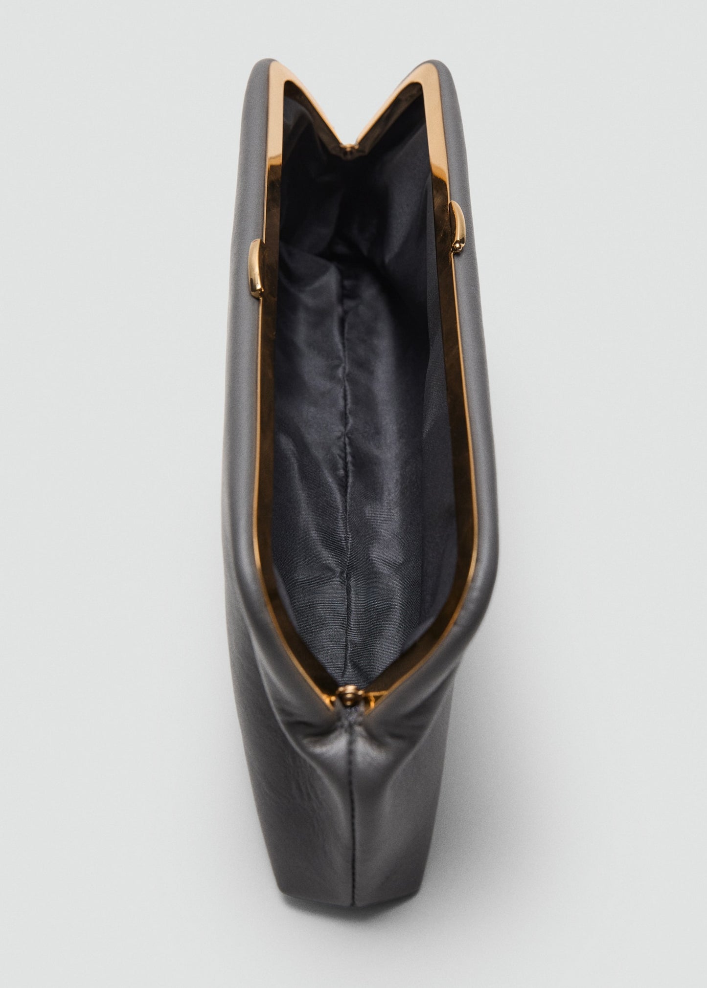 100% leather clutch