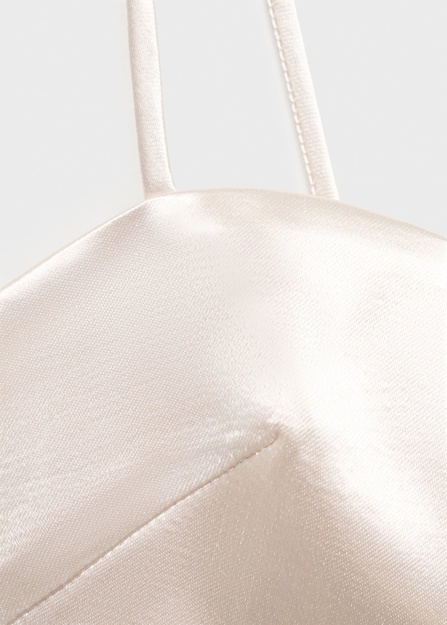 Satin crop top