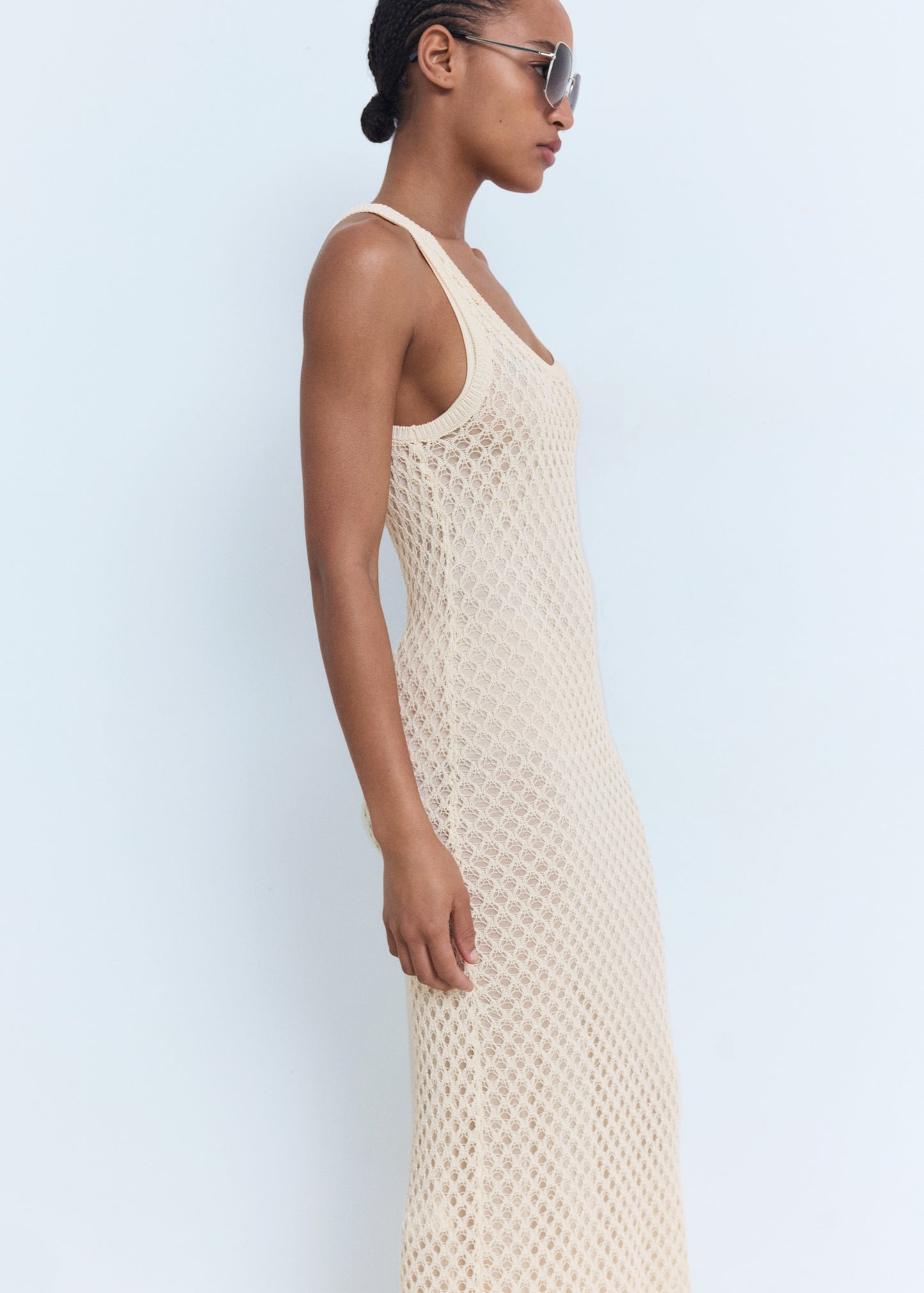 Crochet long dress