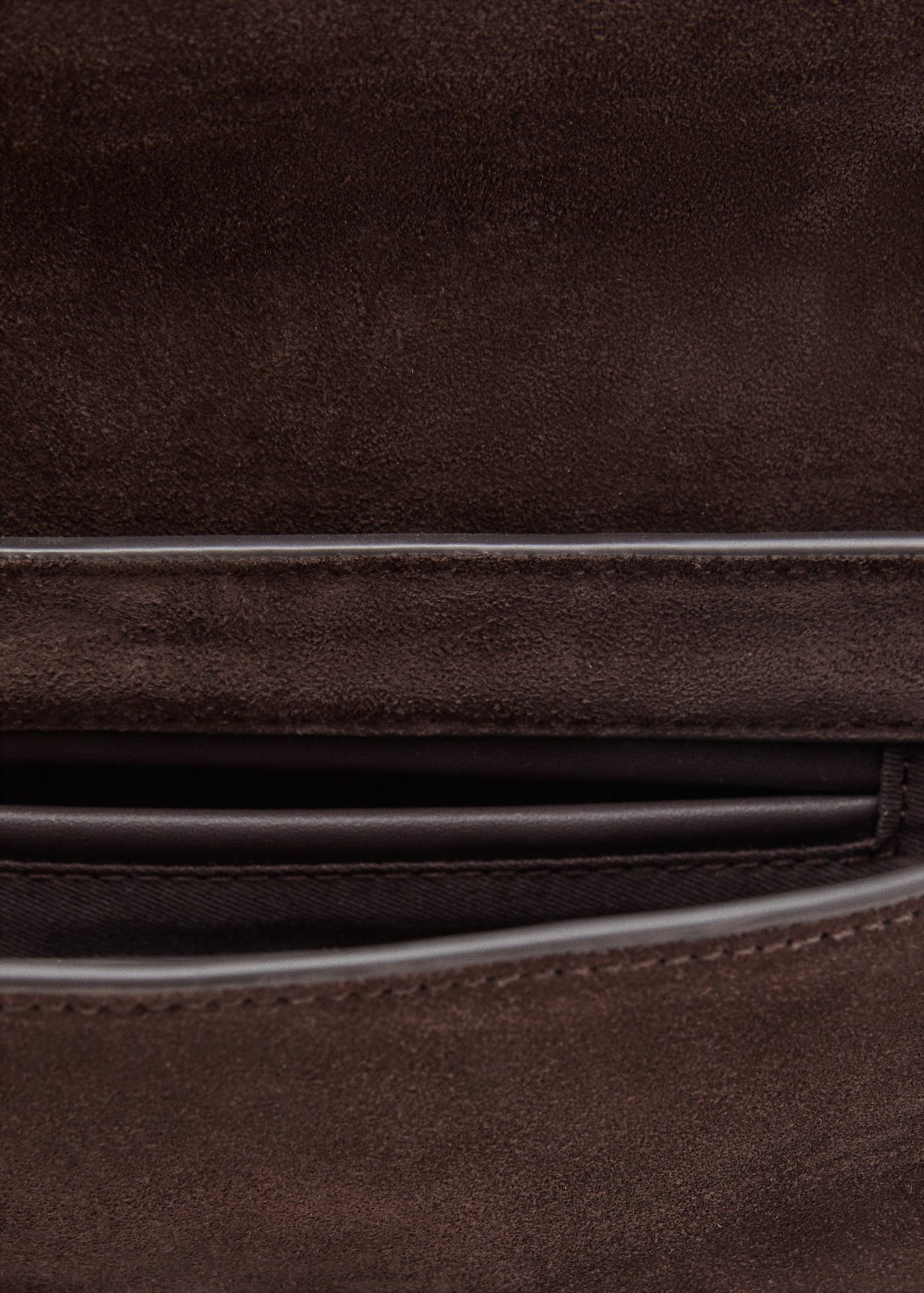 Suede shoulder bag