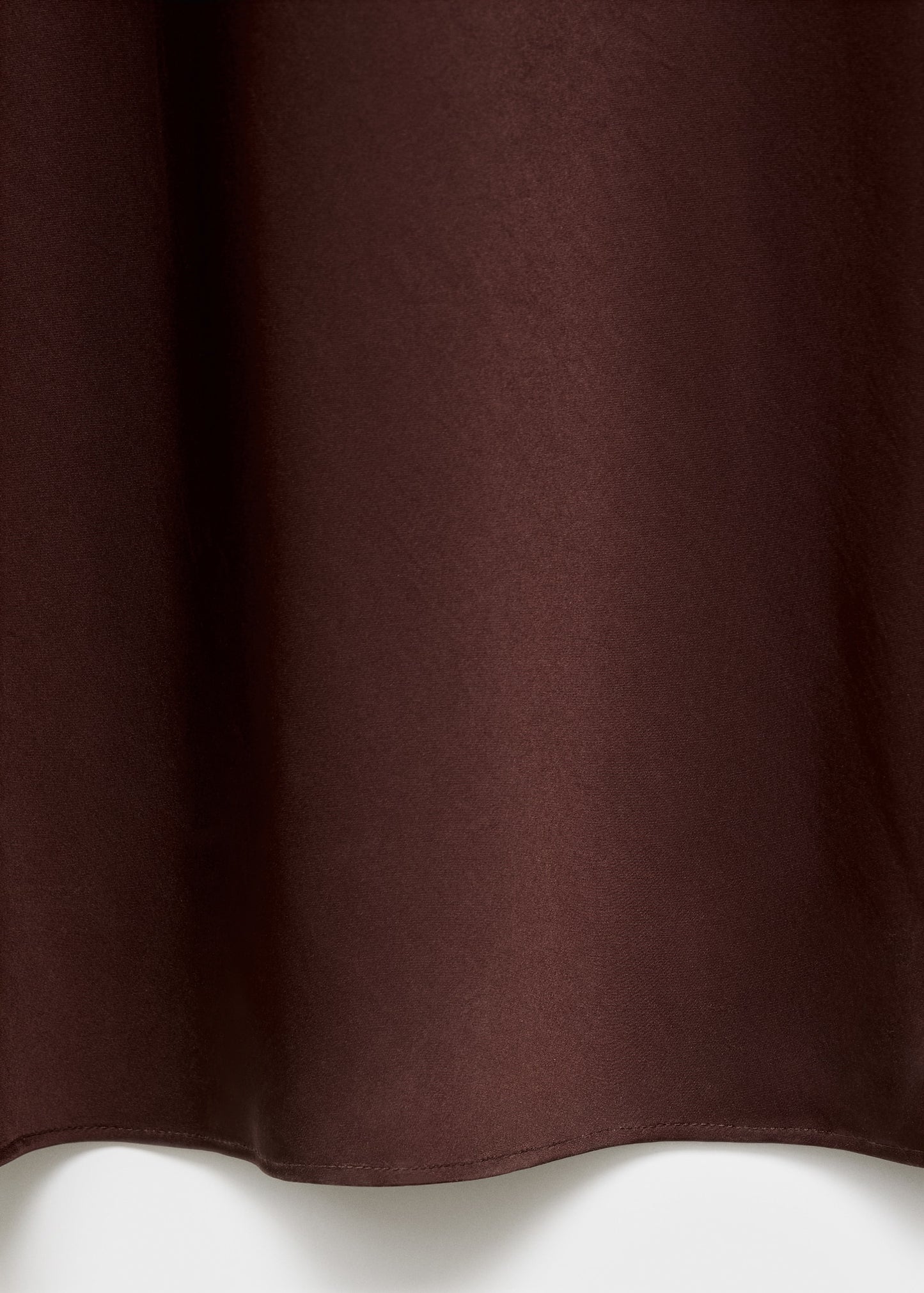 Satin low-cut dress