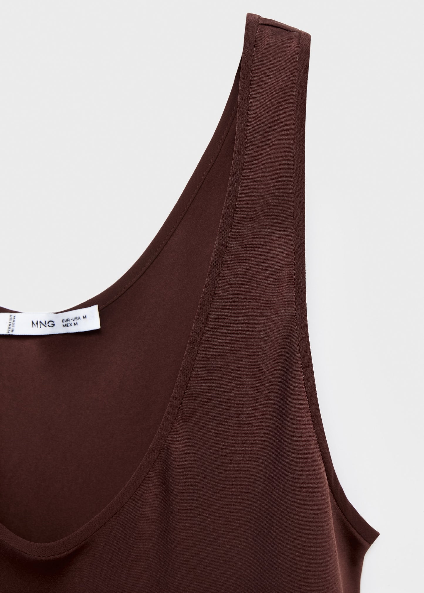 Satin low-cut dress