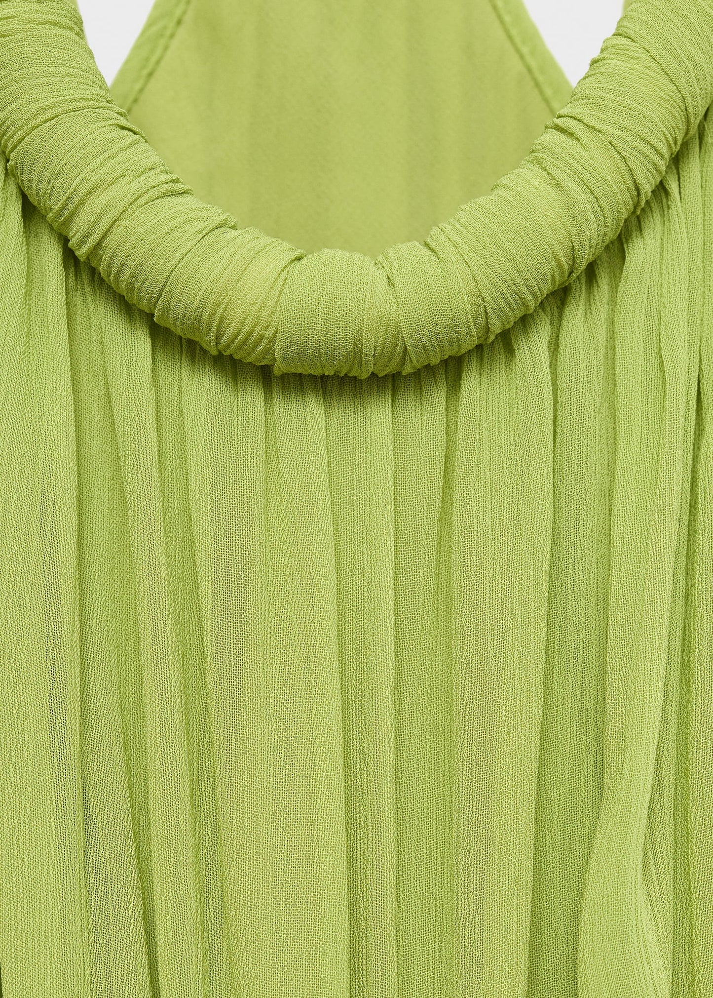 Oversized pleated dress