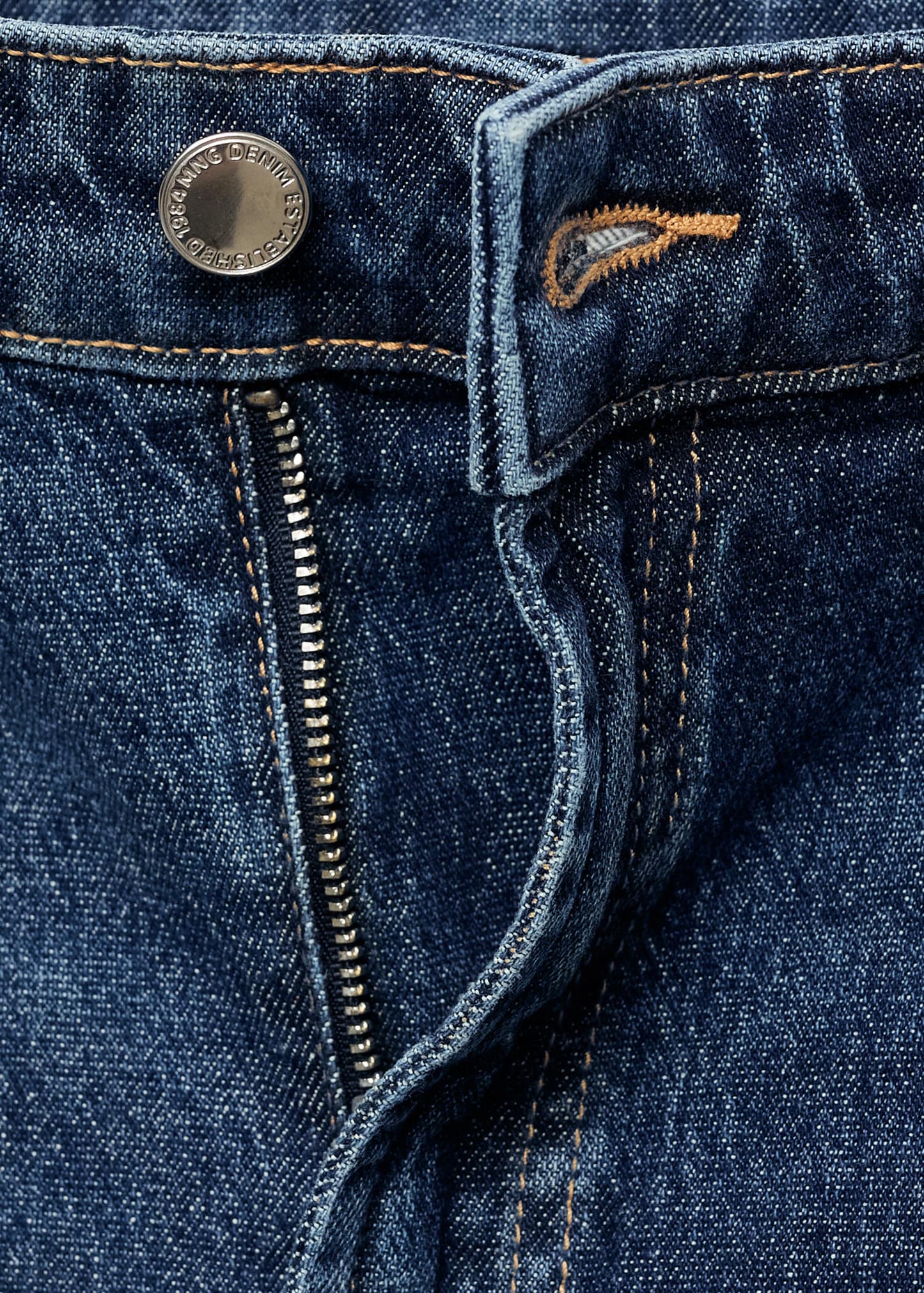 High-waisted wide-leg jeans