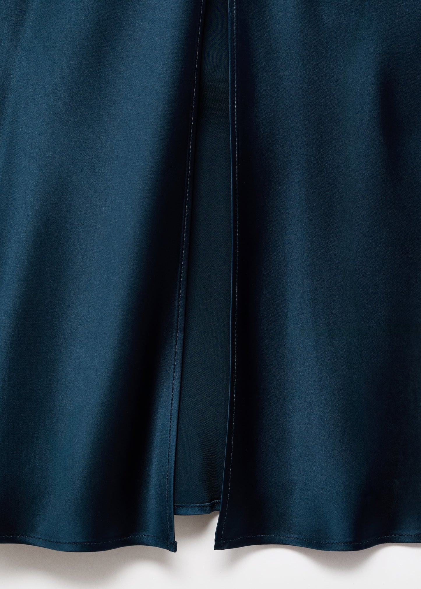 Long satin dress
