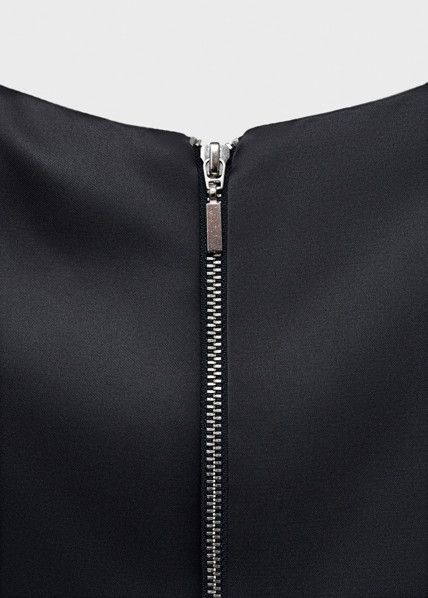 Short satin dress