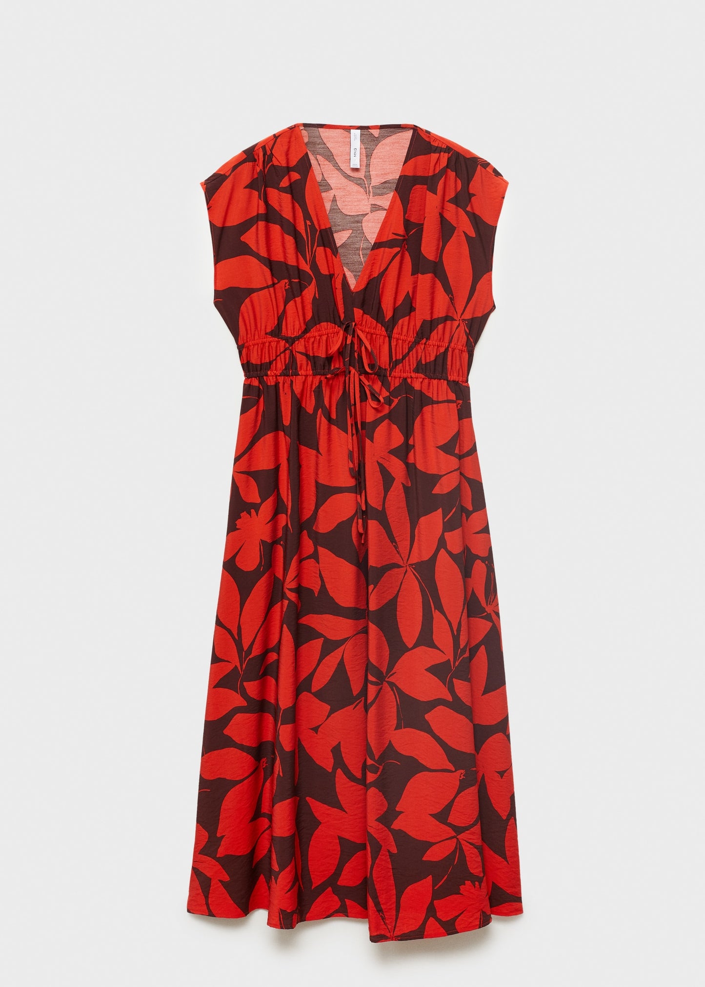 Long printed dress