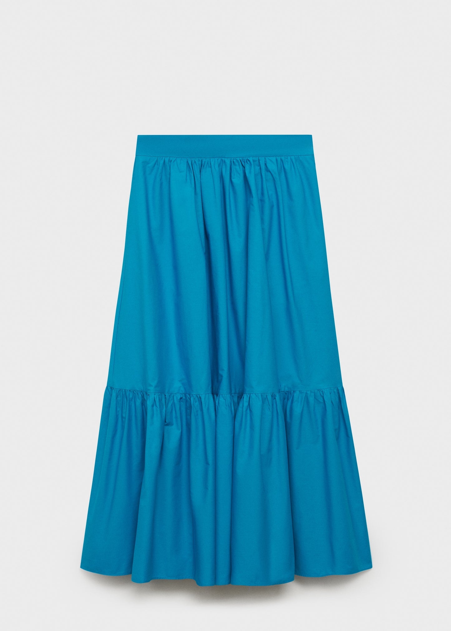 Long flared skirt