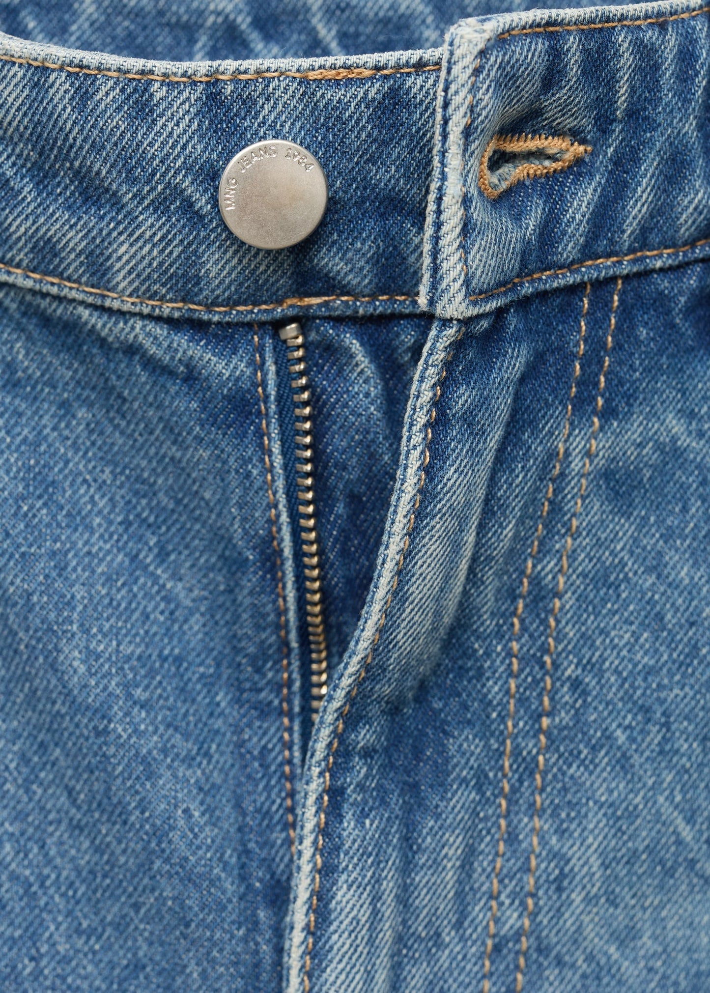 Mid-rise balloon jeans