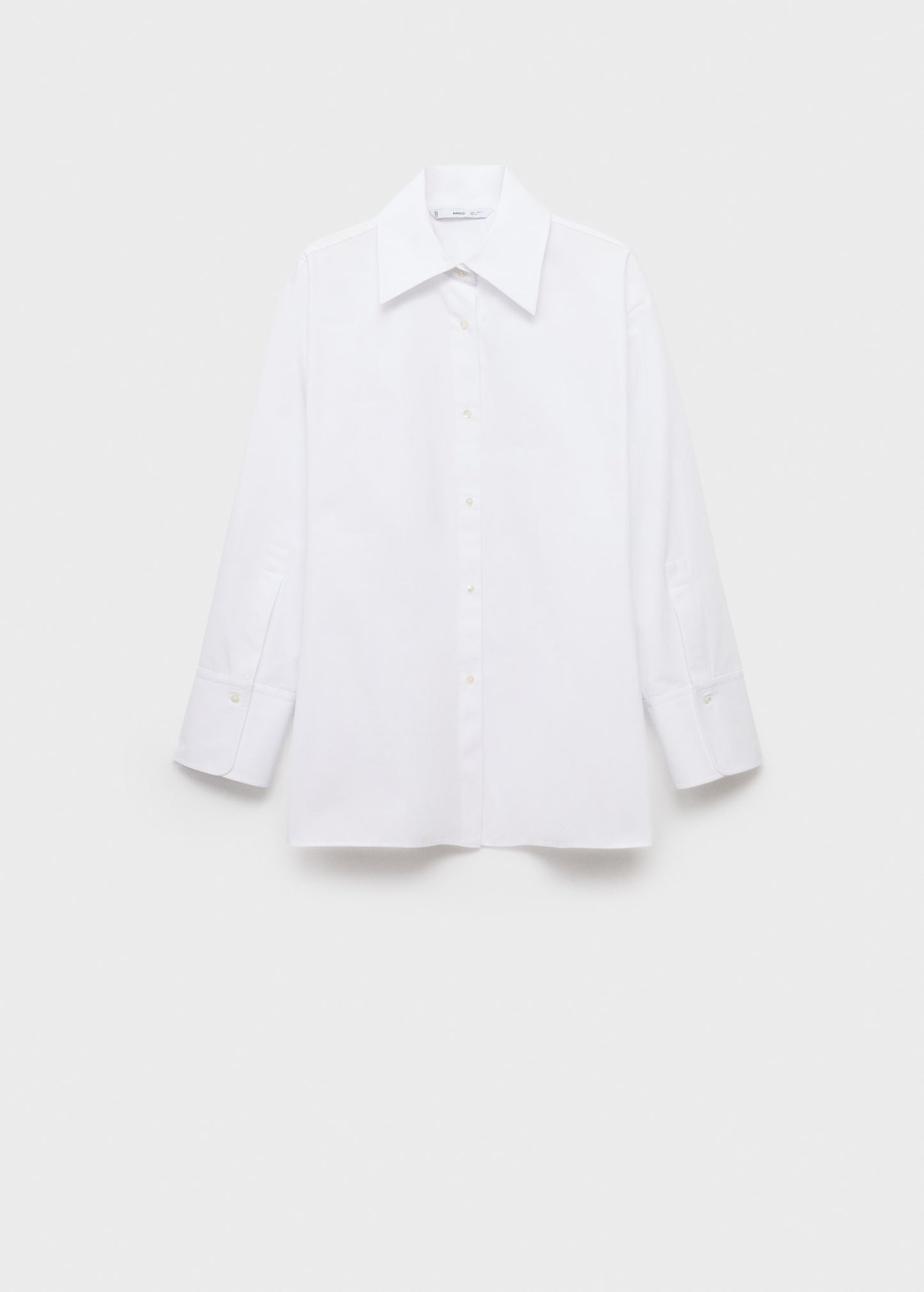 Oversized shirt with crossed back
