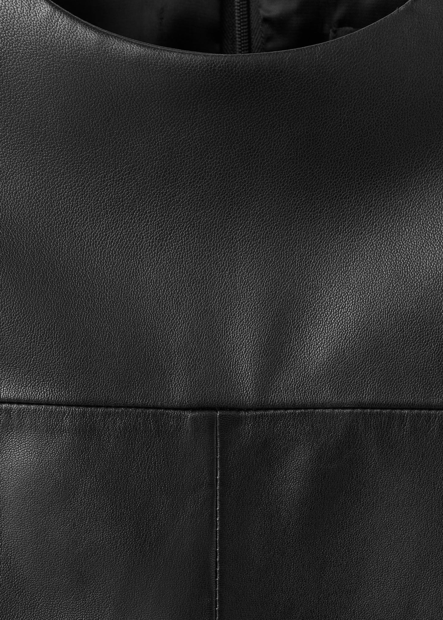 100% leather oversized t-shirt