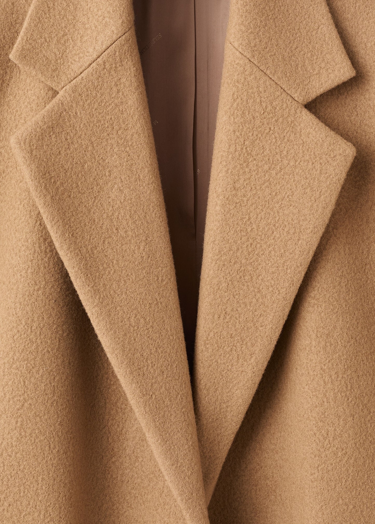 Lapels wool coat
