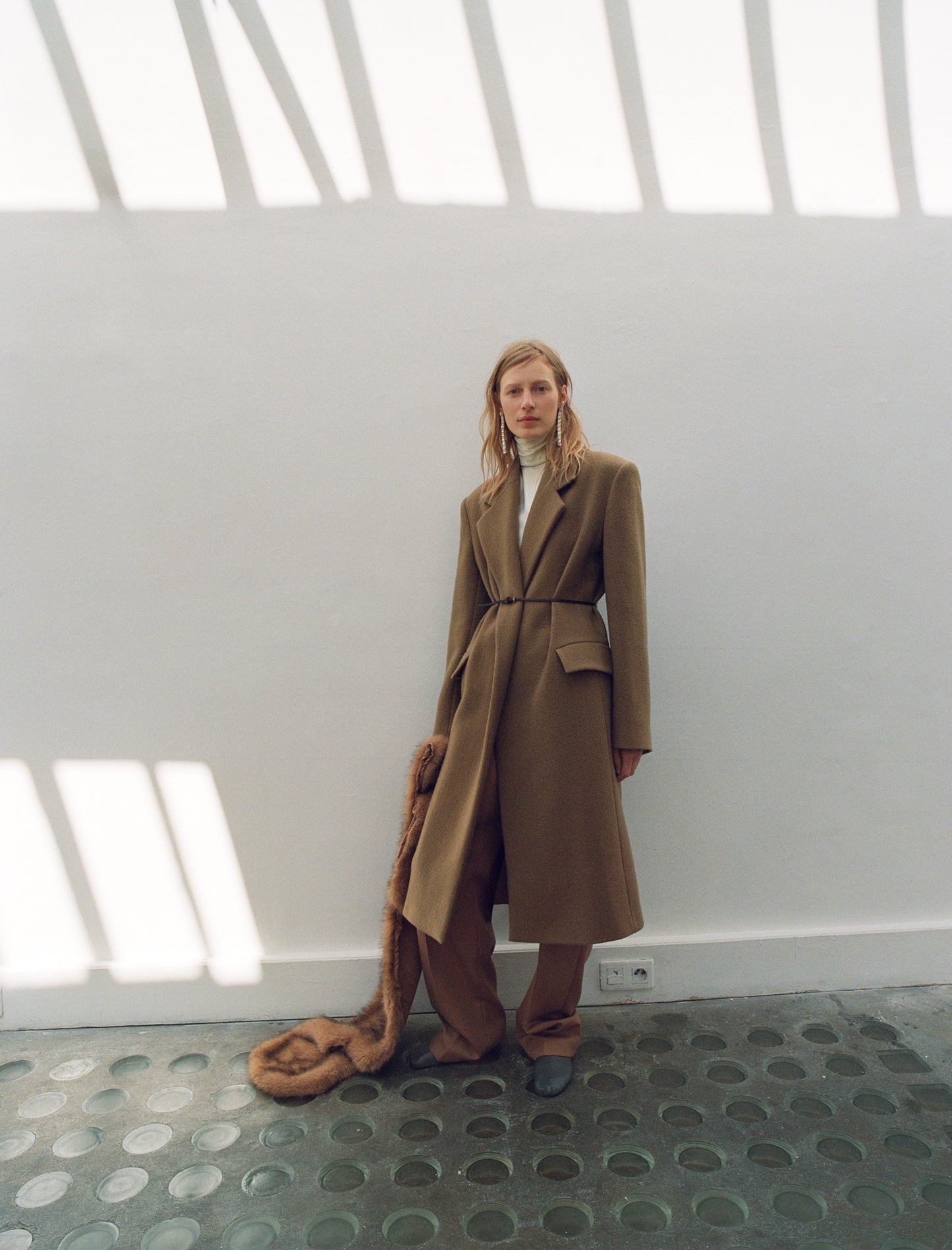 Lapels wool coat