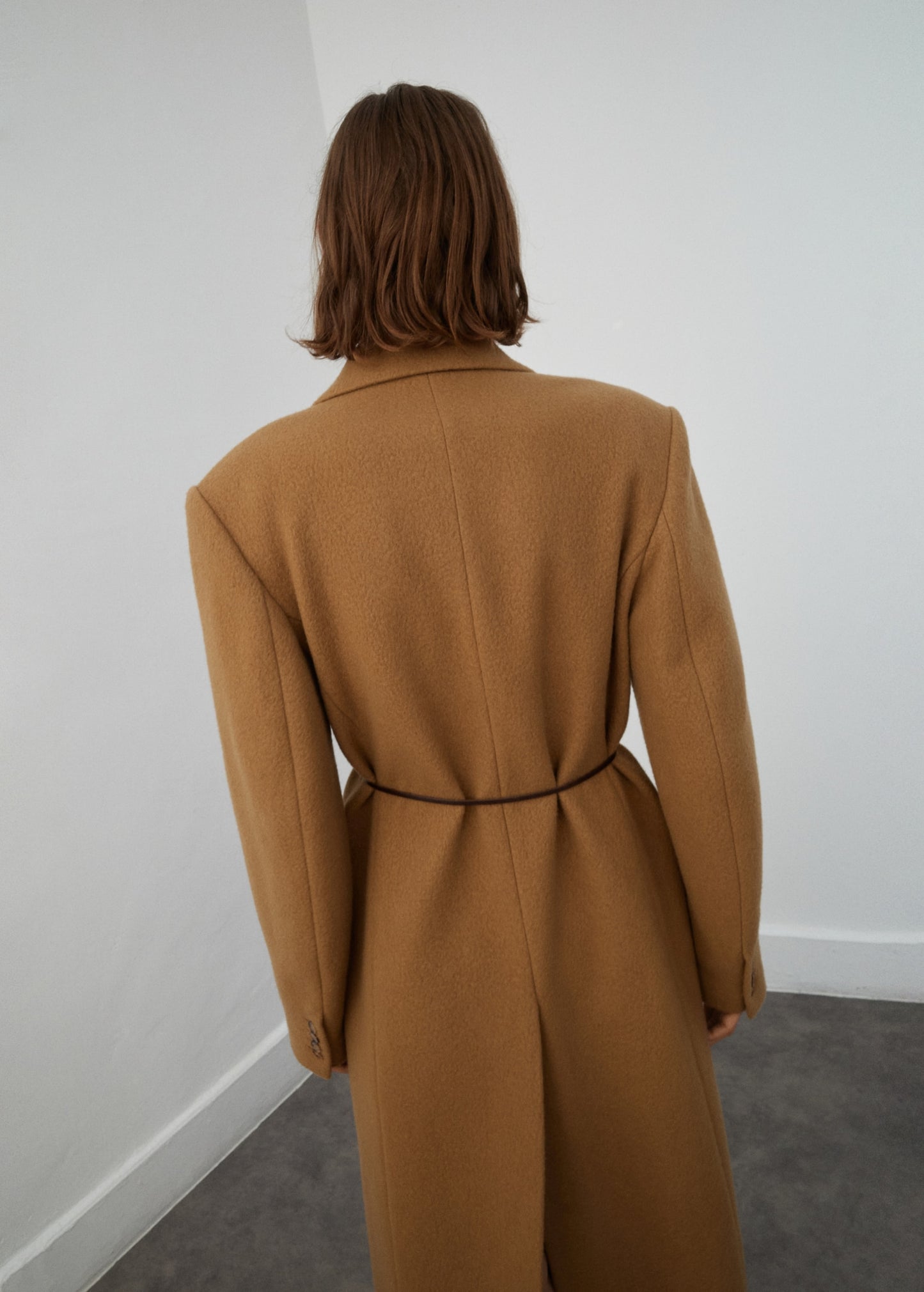 Lapels wool coat