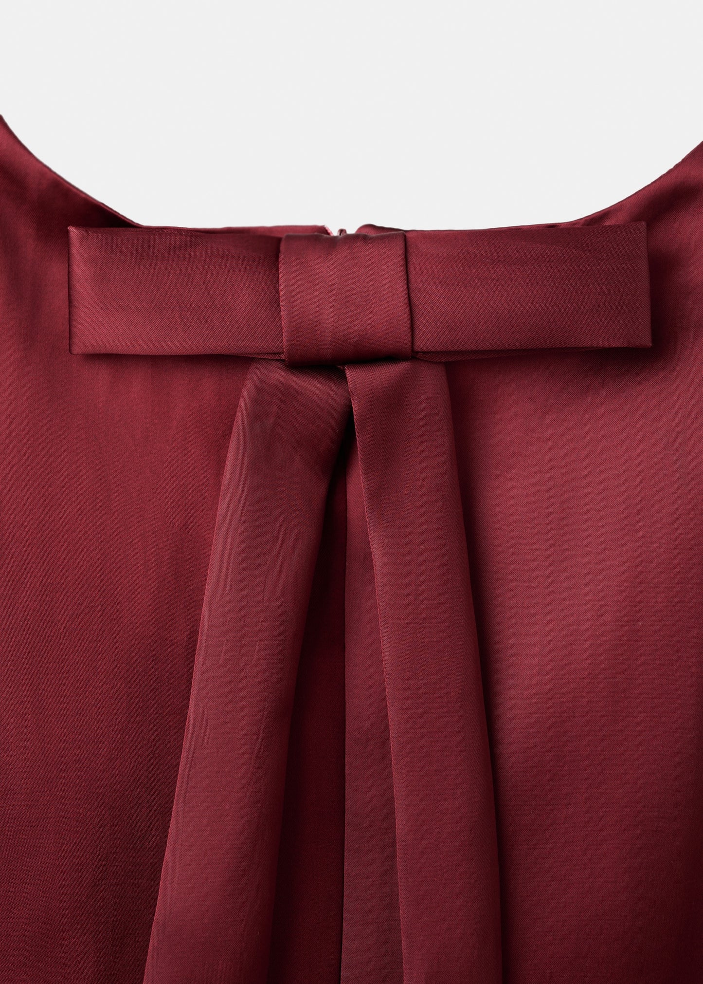 Satin tie dress