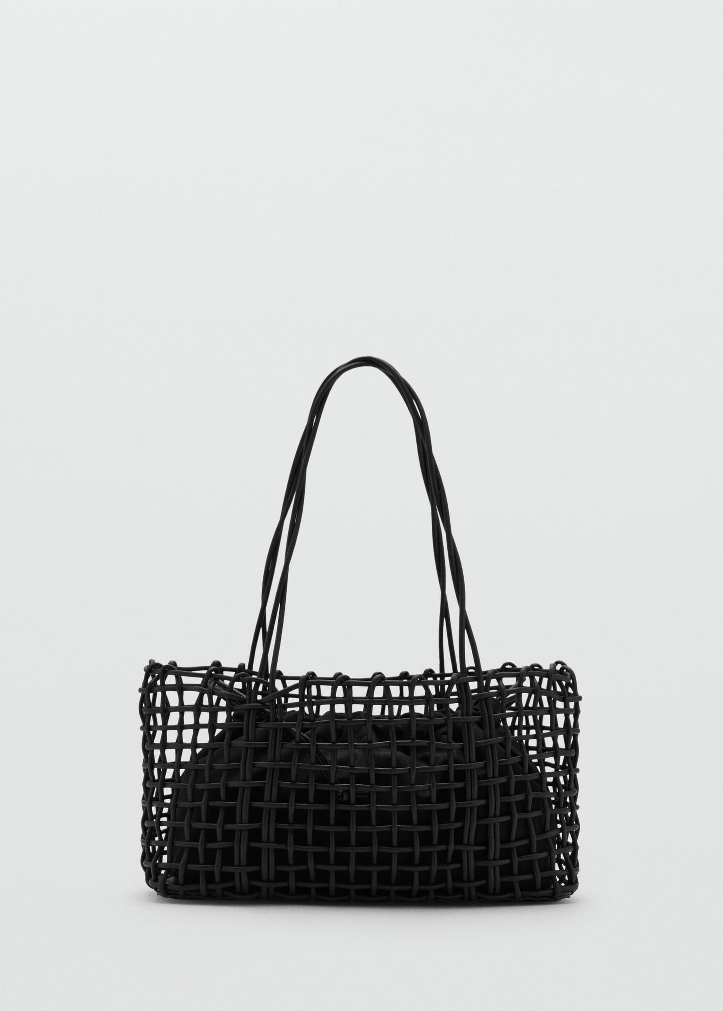 Braided shoulder bag