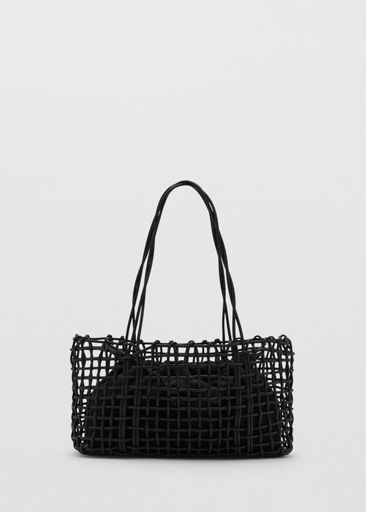 Braided shoulder bag